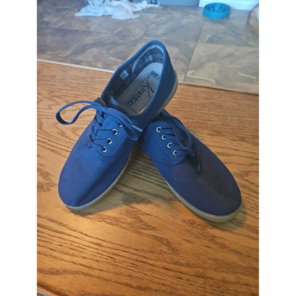 Kingston Union Mfg Skate Sneakers - The Wino in Navy & Gum - men's 13